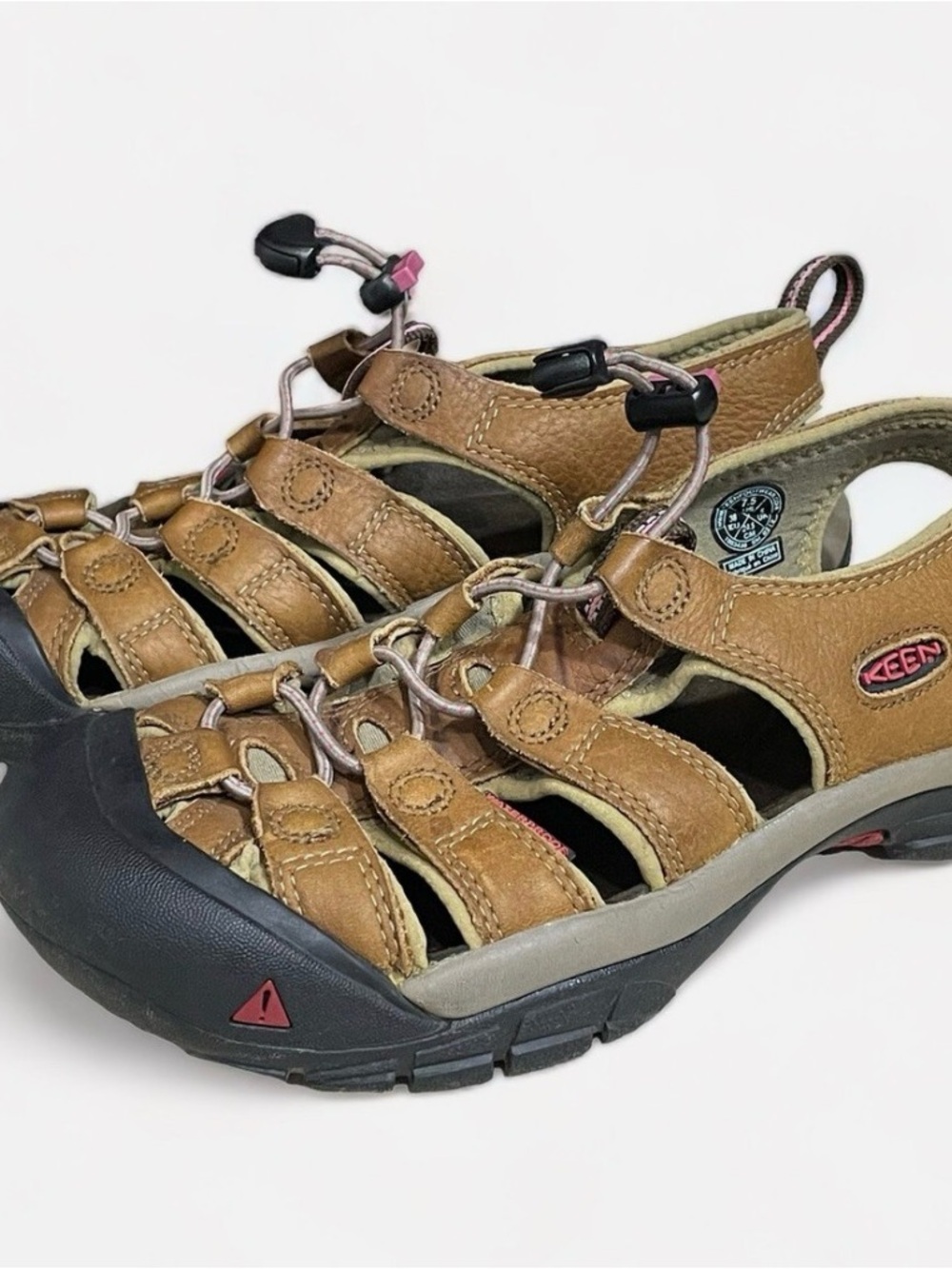 KEEN Newport Waterproof Leather Hiking Sport Sandal Closed Toe Sandals Sz 5 - Picture 2 of 9